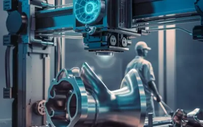 3D Printing Titanium Part by AI
