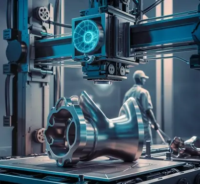 3D Printing Titanium Part by AI