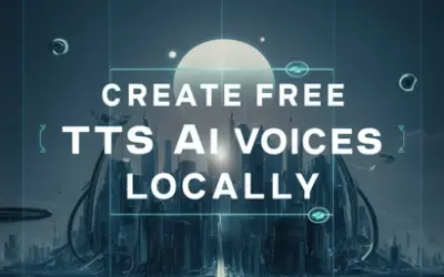 Create Free TTS AI Voices Locally