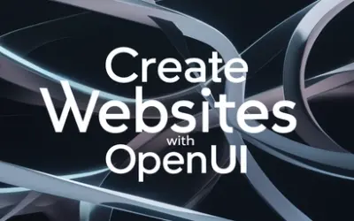 Create Websites with OpenUI
