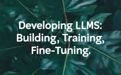Developing LLMs: Building, Training, Fine-tuning