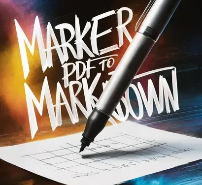 Convert PDFs to Markdown with Marker