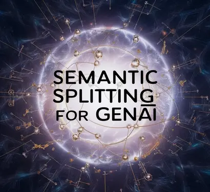 Semantic Splitting for GenAI