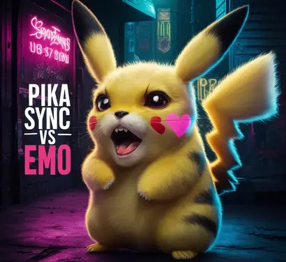 Pika Lip Sync vs EMO: AI Comparison
