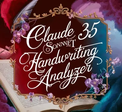 Build a Handwriting Analyzer with Claude 3.5 Sonnet