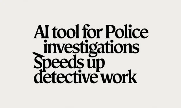 AI tool for police investigations