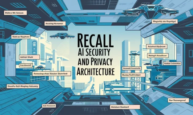 Recall AI security and privacy architecture