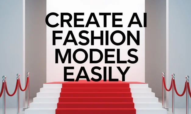 Create AI Fashion Models Easily