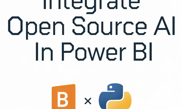 Integrate Open Source AI in Power BI