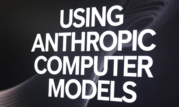 Using Anthropic Computer Models