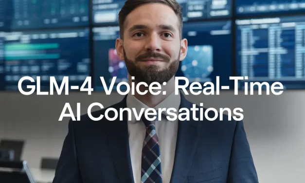 GLM-4 Voice: Real-time AI Conversations