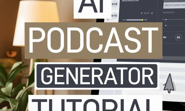 AI Podcast Generator Tutorial