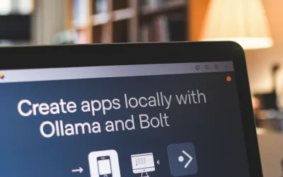 Create Apps Locally with Ollama and Bolt