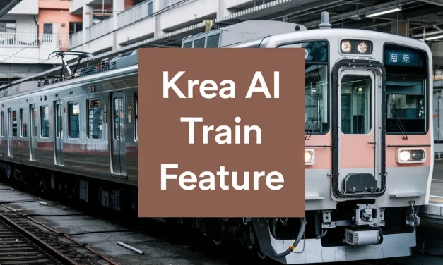 Krea AI Train Feature