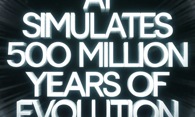 “PROGRAMMABLE LIFE” AI Simulated 500 million years