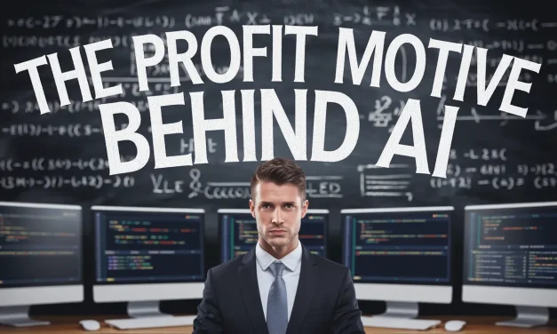 The Profit Motive Behind Artificial Intelligence