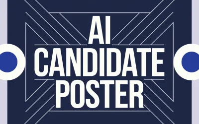 AI Candidate Poster Appears in Dublin