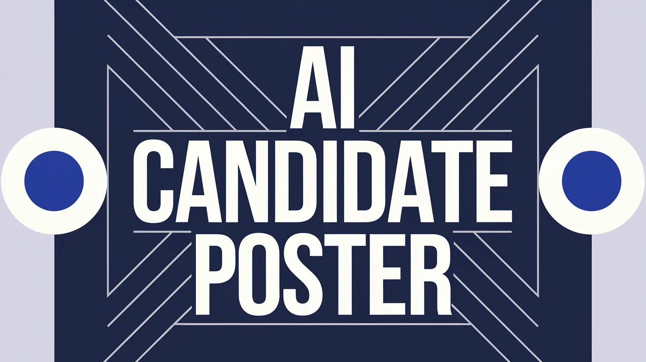 AI Candidate Poster Appears in Dublin