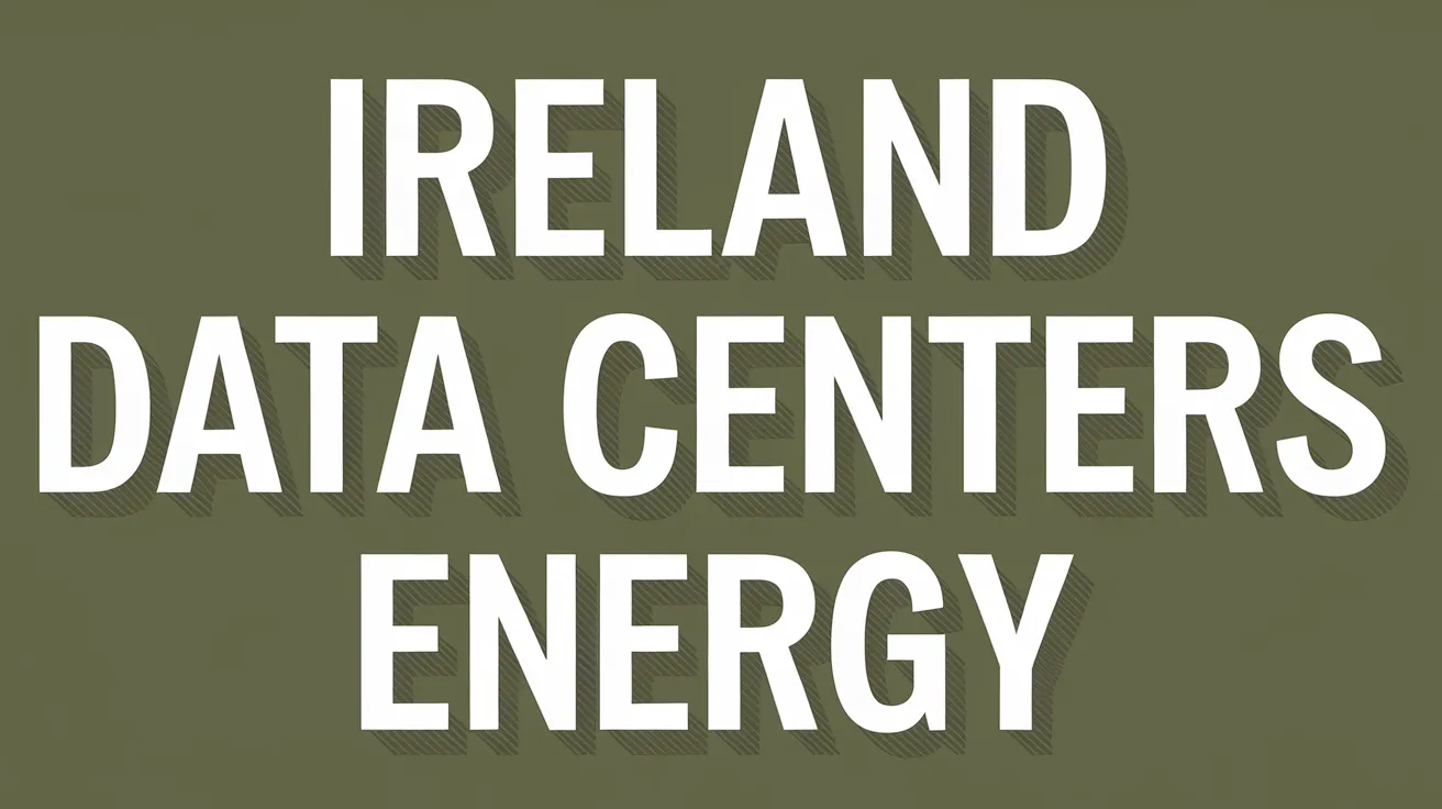 Ireland's Data Centers Face Energy Crisis Amid AI Boom