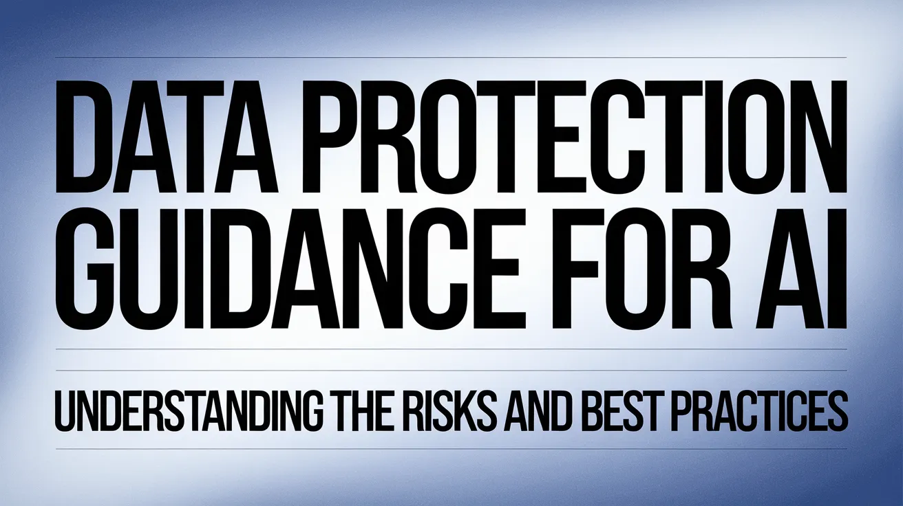 New Data Protection Guidance for AI Models