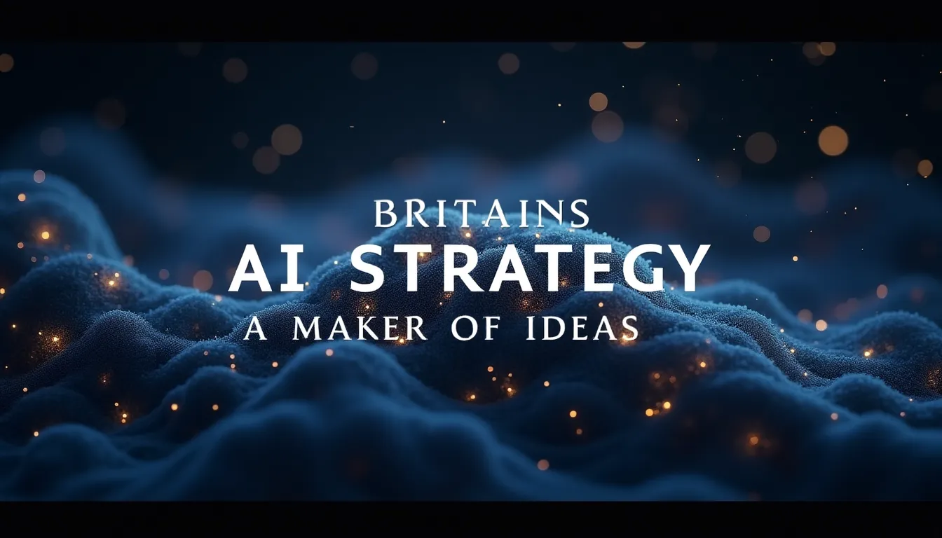 Britain's AI Strategy: A Maker of Ideas