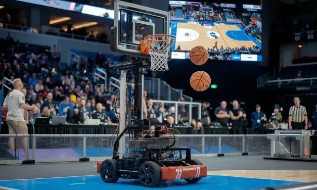 AI-Powered Robot Sinks Impossible Basketball Hoops