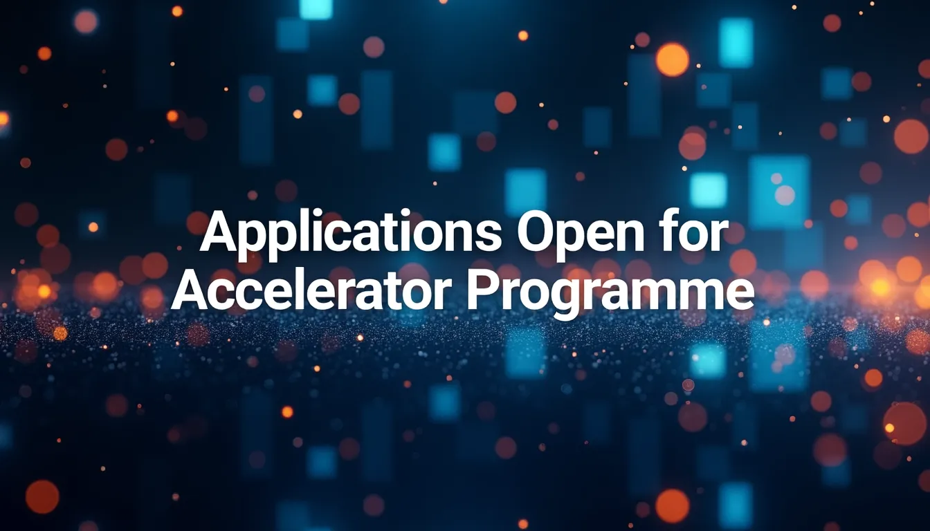 Applications Open for AI Accelerator Programme