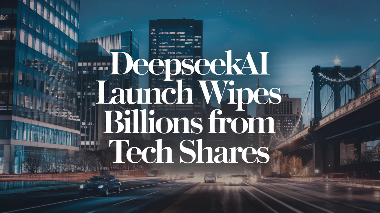 DeepSeek AI Launch Wipes Billions from Tech Shares