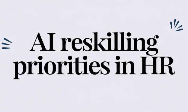 AI Reskilling Priorities in HR