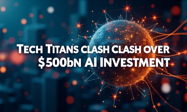 Tech Titans Clash Over $500bn AI Investment