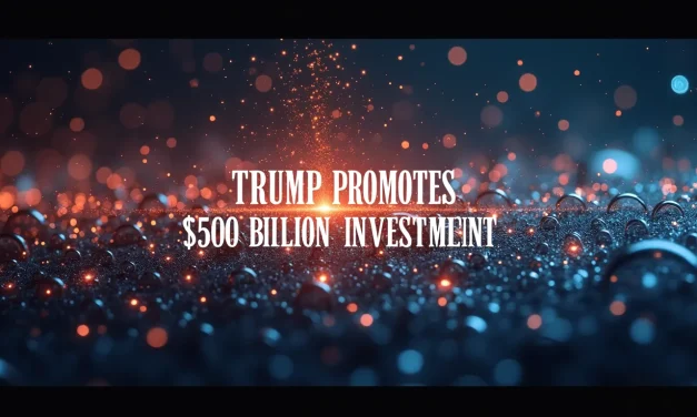 Trump Promotes $500 Billion AI Investment