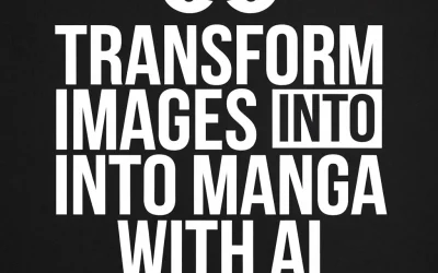 Transform Images into Manga with AI