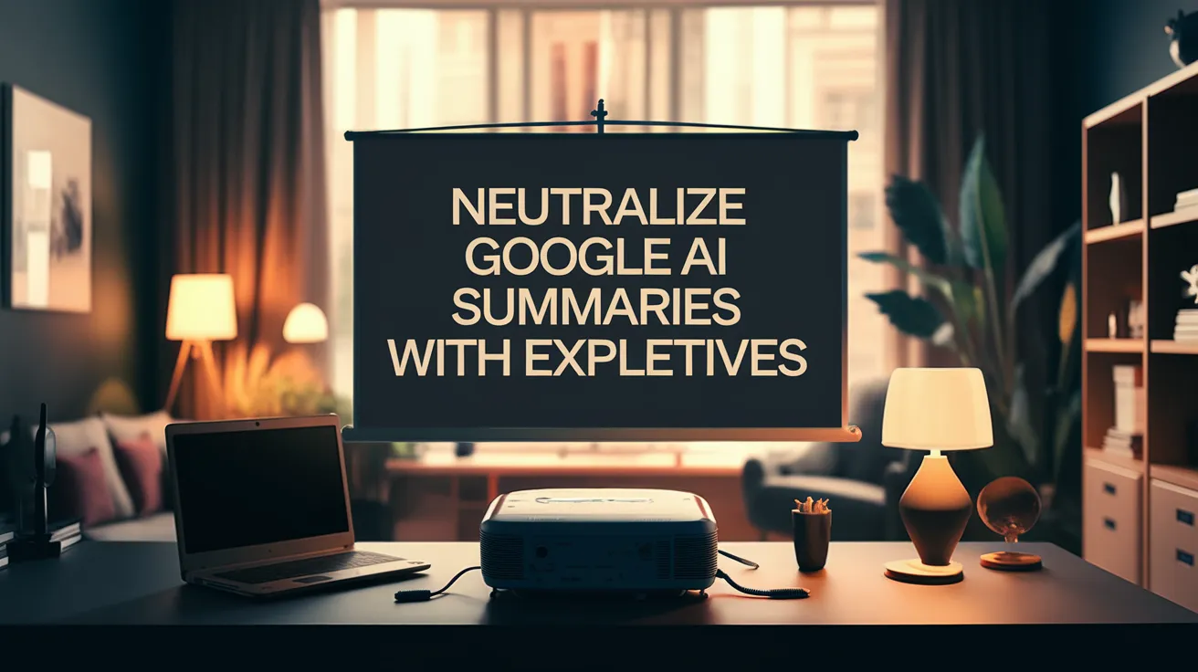 Neutralize Google AI Summaries with Expletives