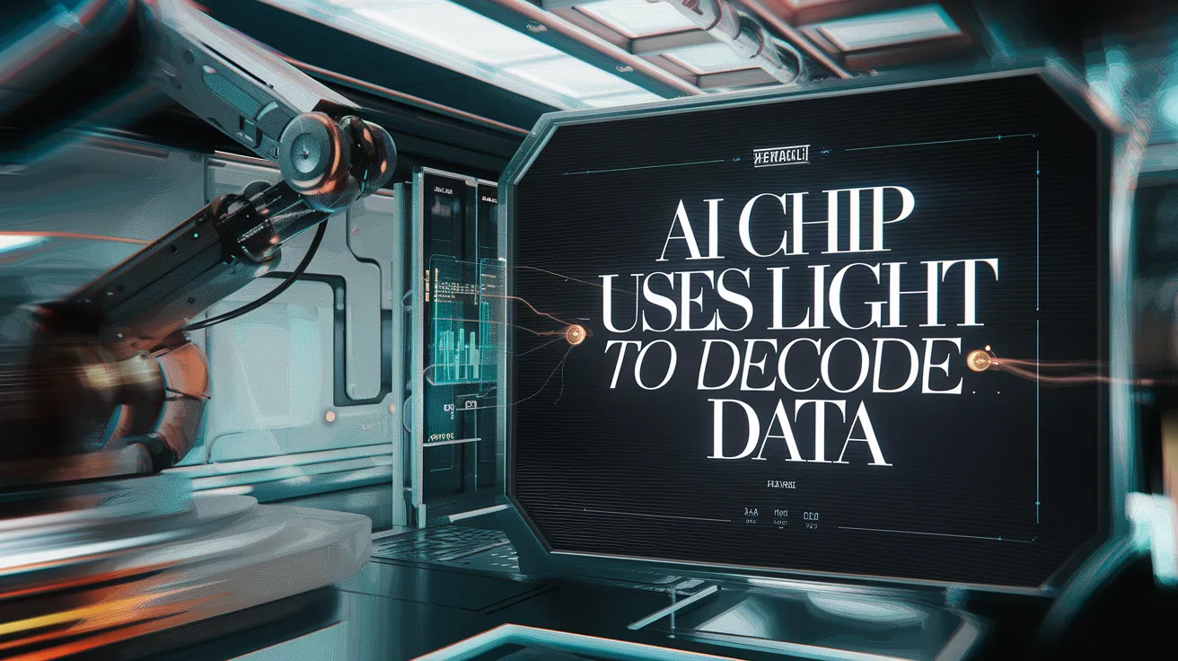 AI Chip Uses Light to Decode Data