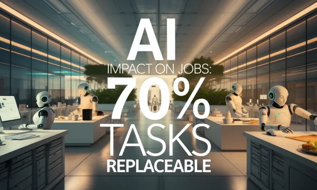 AI Impact on Jobs: 70% Tasks Replaceable