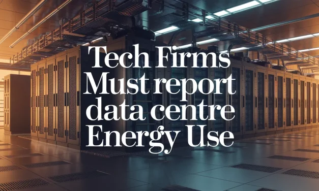 Tech Firms Must Report Data Centre Energy Use