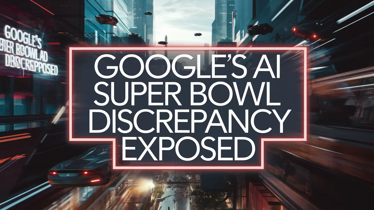 Google's AI Super Bowl Ad Discrepancy Exposed