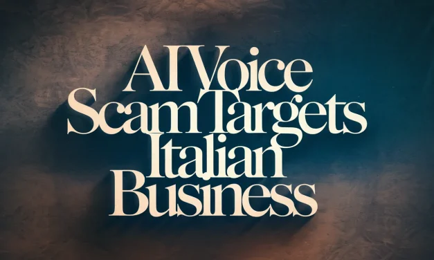 AI Voice Scam Targets Italian Business