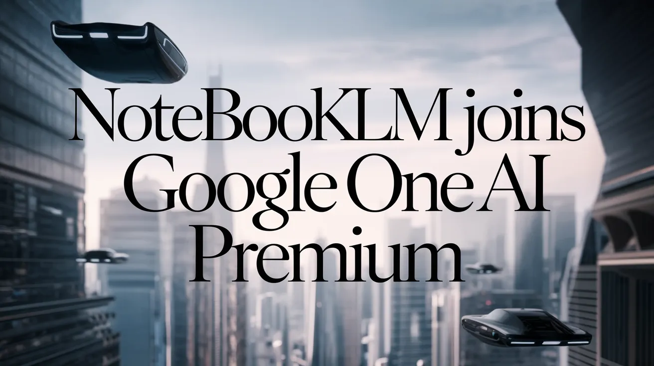 NotebookLM Plus Joins Google One AI Premium