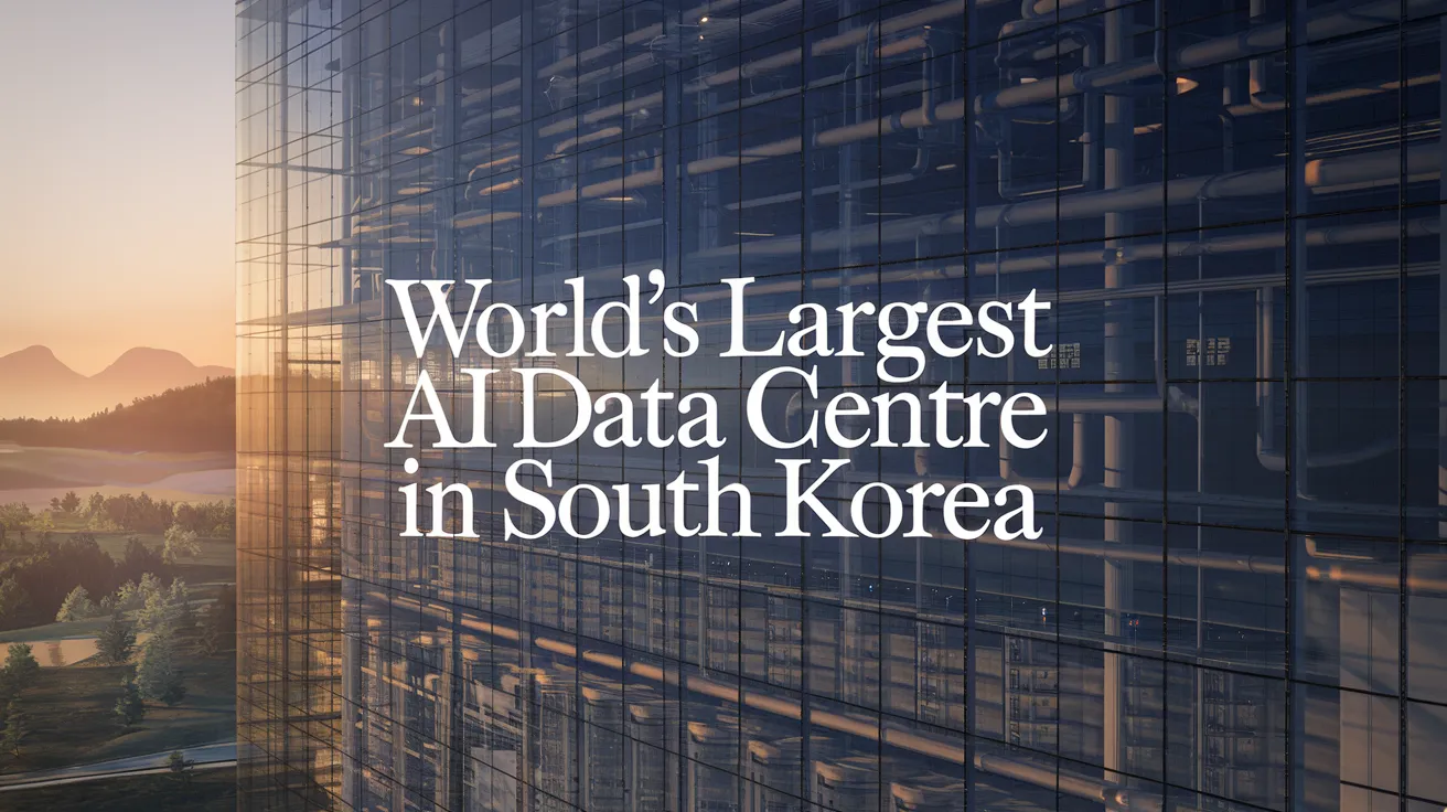 World’s Largest AI Data Centre in South Korea