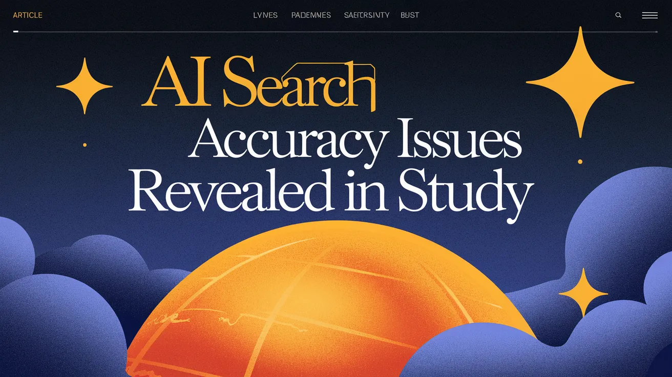 AI Search Accuracy Issues Revealed in Study