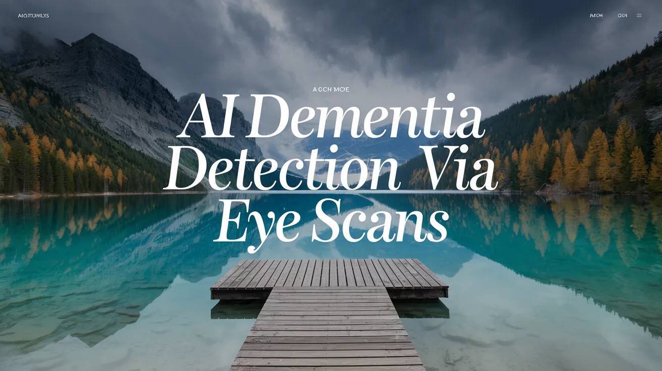 AI Dementia Detection via Eye Scans