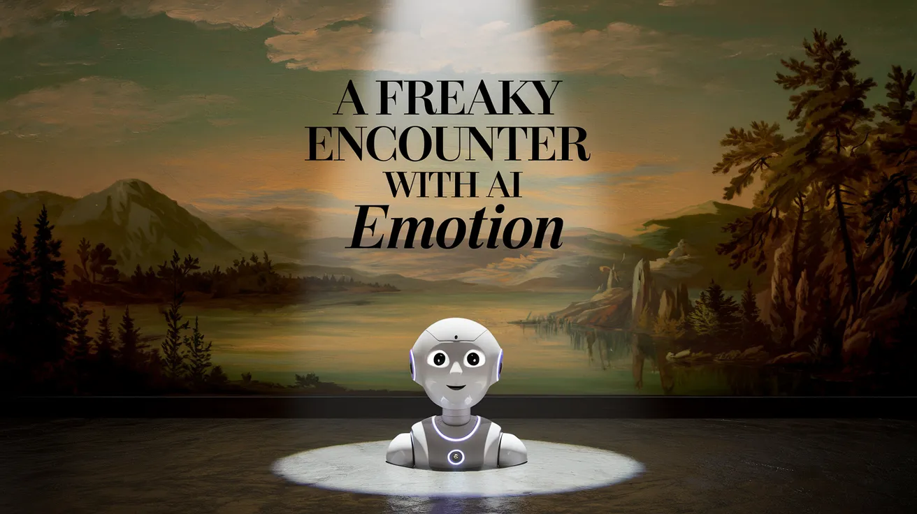 A Freaky Encounter with AI Emotion