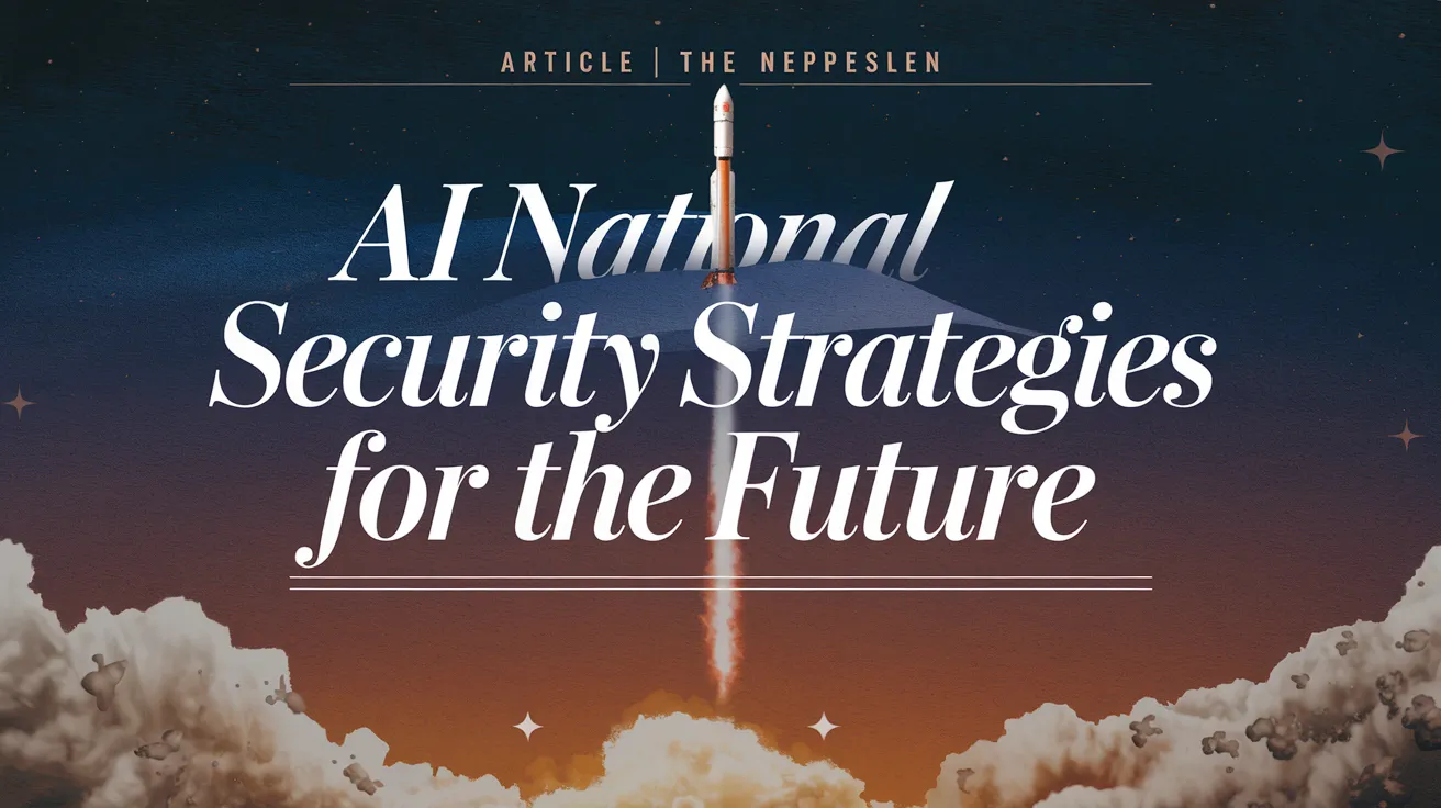 AI National Security Strategies for the Future
