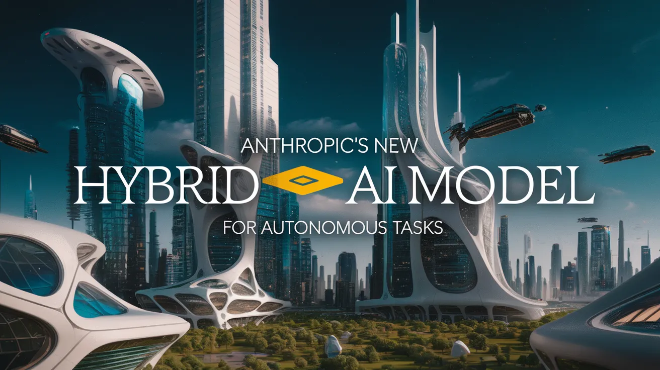 Anthropic's New Hybrid AI Model for Autonomous Tasks