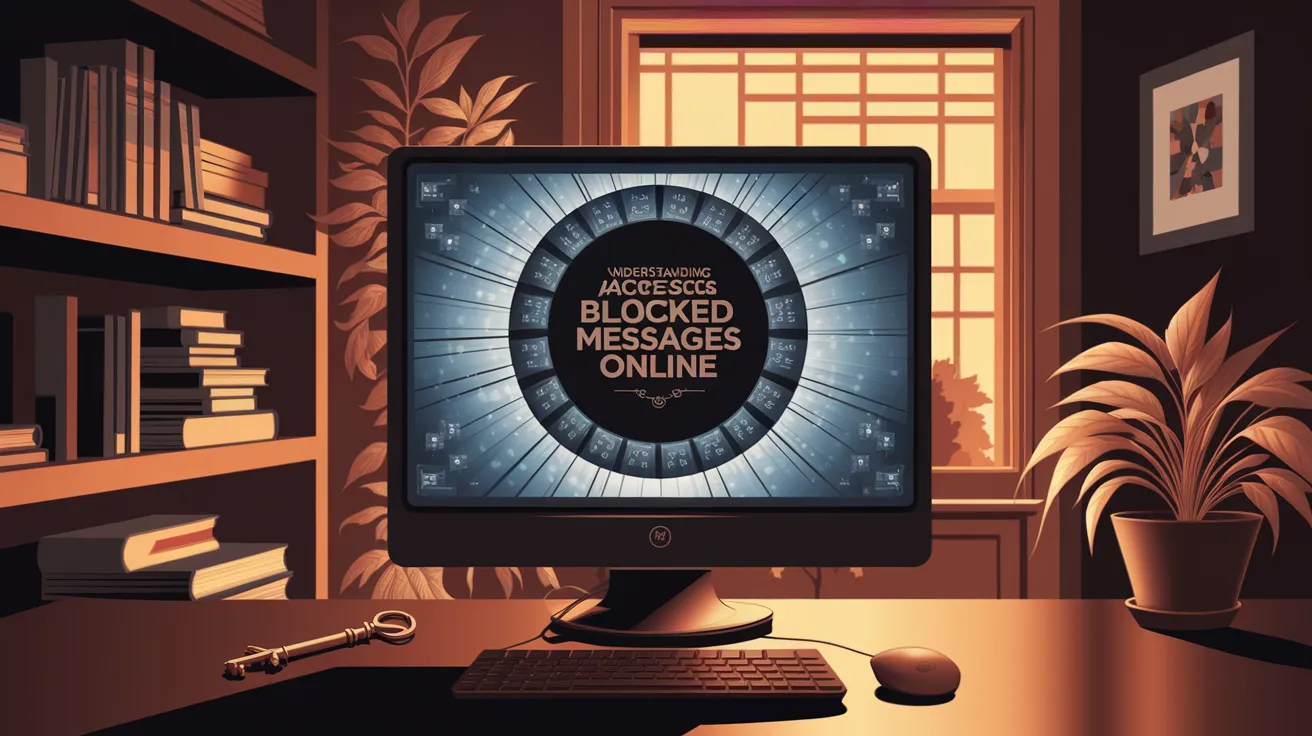 Understanding Access Blocked Messages Online