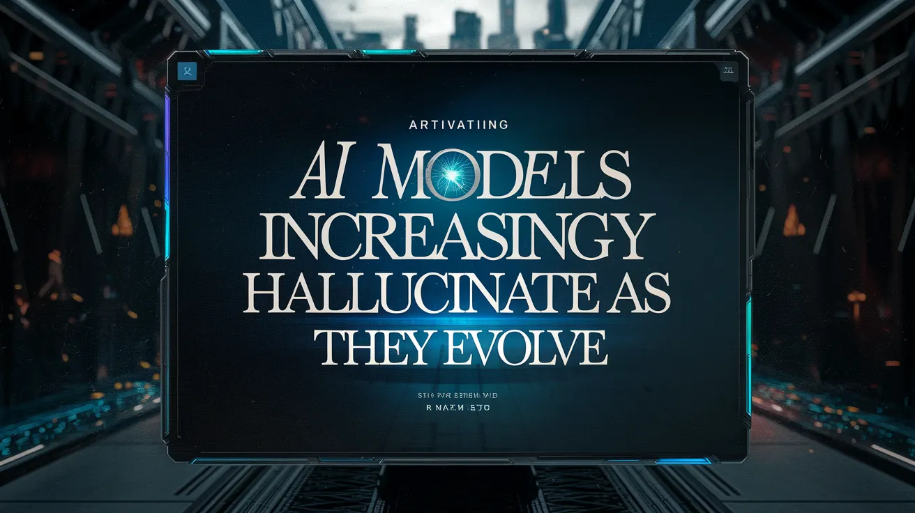 AI Models Increasingly Hallucinate as They Evolve