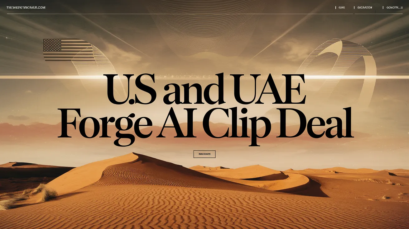 U.S. and UAE Forge AI Chip Deal