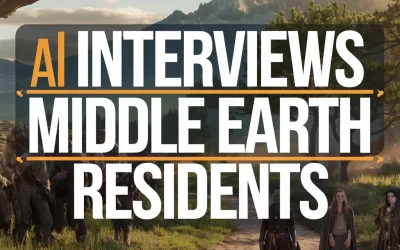 AI interviews Middle Earth residents