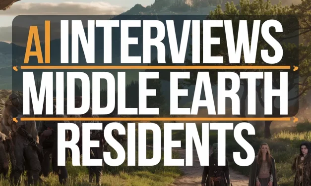 AI interviews Middle Earth residents